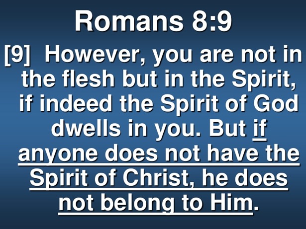 NO HOLY SPIRIT YOU DONT BELONG TO GOD