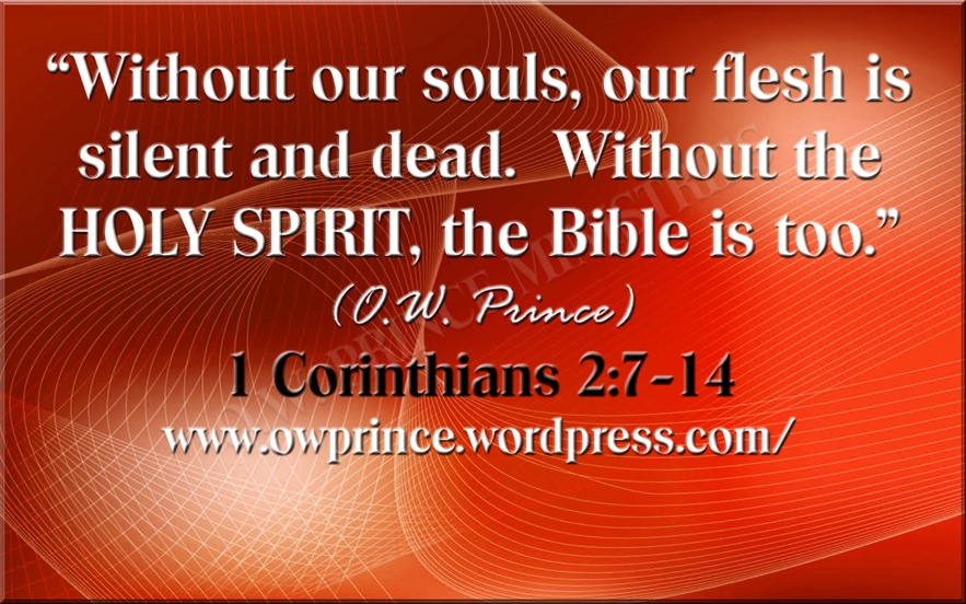 Without the Holy Spirit The Bible is Dead
