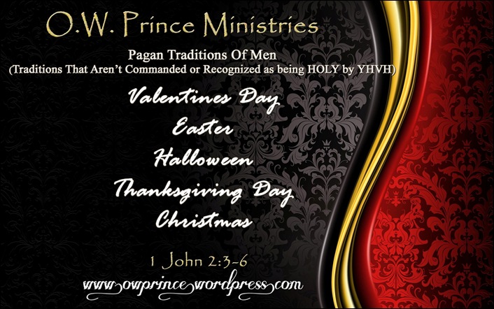 OWP Ministries Pagan Holidays 2015