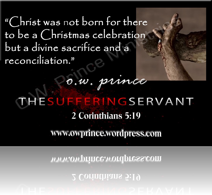 SUFFERING SERVANT Christmas Message